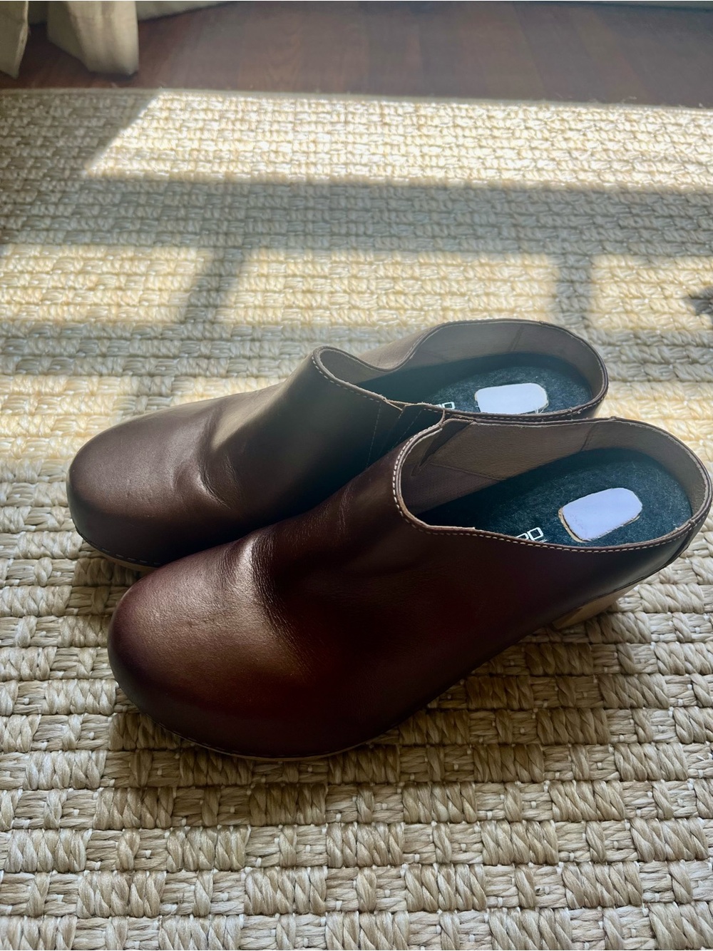 Dansko Brown Leather Clogs
